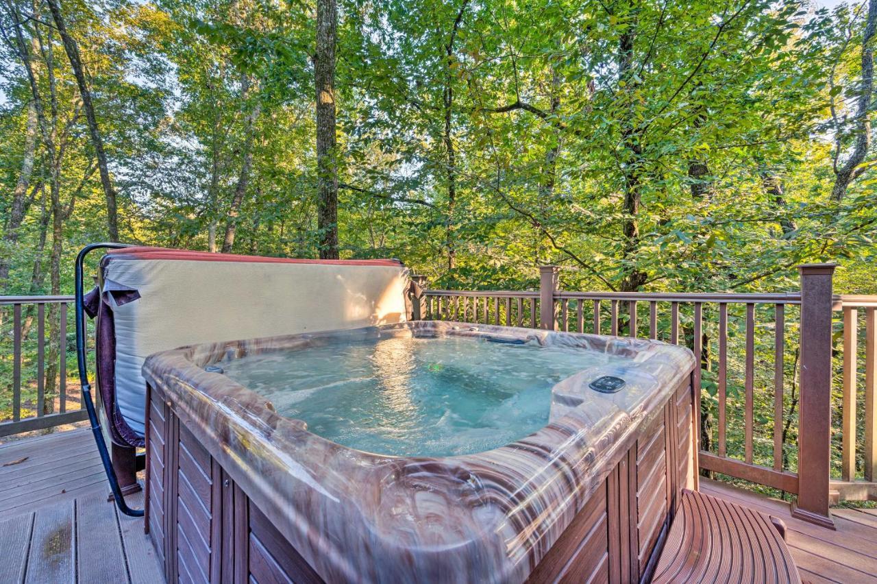 Creekside Broken Bow Cabin With Hot Tub And Fire Pit! Stephens Gap ภายนอก รูปภาพ