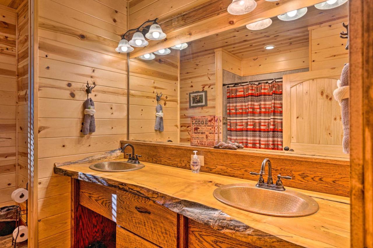 Creekside Broken Bow Cabin With Hot Tub And Fire Pit! Stephens Gap ภายนอก รูปภาพ
